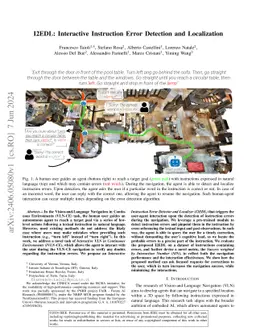 I2EDL: Interactive Instruction Error Detection and Localization