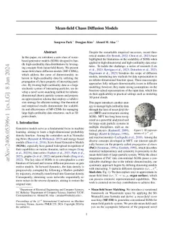 Mean-field Chaos Diffusion Models