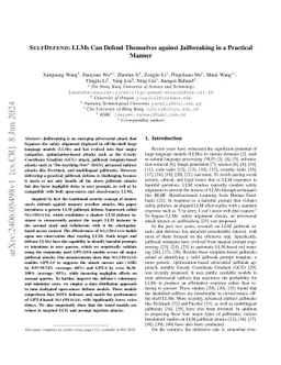 SelfDefend: LLMs Can Defend Themselves against Jailbreaking in a Practical Manner