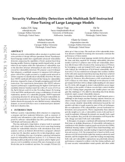 Security Vulnerability Detection with Multitask Self-Instructed
  Fine-Tuning of Large Language Models