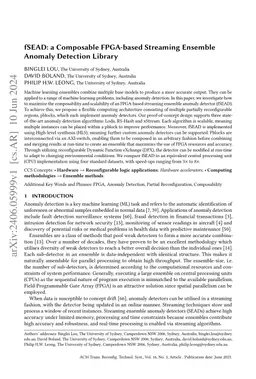 fSEAD: a Composable FPGA-based Streaming Ensemble Anomaly Detection
  Library