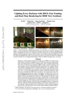 Lighting Every Darkness with 3DGS: Fast Training and Real-Time Rendering
  for HDR View Synthesis