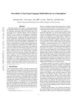 PowerInfer-2: Fast Large Language Model Inference on a Smartphone