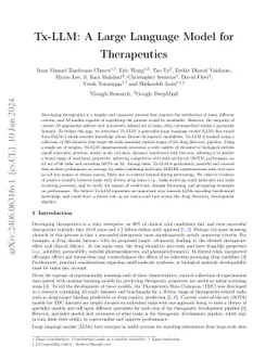 Tx-LLM: A Large Language Model for Therapeutics