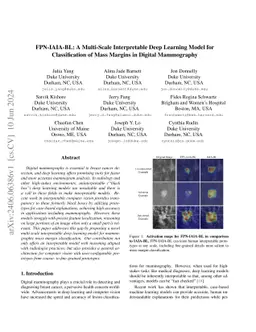 FPN-IAIA-BL: A Multi-Scale Interpretable Deep Learning Model for
  Classification of Mass Margins in Digital Mammography