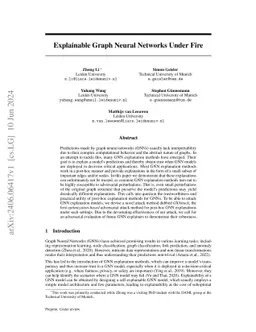 Explainable Graph Neural Networks Under Fire