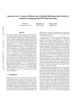 OmniLytics+: A Secure, Efficient, and Affordable Blockchain Data Market
  for Machine Learning through Off-Chain Processing