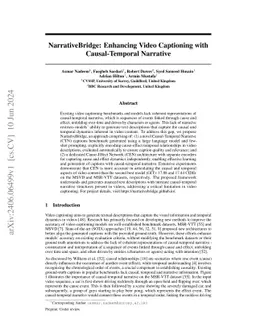 NarrativeBridge: Enhancing Video Captioning with Causal-Temporal Narrative