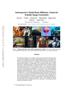 Autoregressive Model Beats Diffusion: Llama for Scalable Image
  Generation