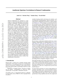 Mitigating Bias in Dataset Distillation