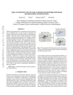 LiSD: An Efficient Multi-Task Learning Framework for LiDAR Segmentation
  and Detection