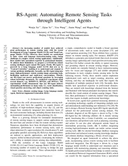 RS-Agent: Automating Remote Sensing Tasks through Intelligent Agent