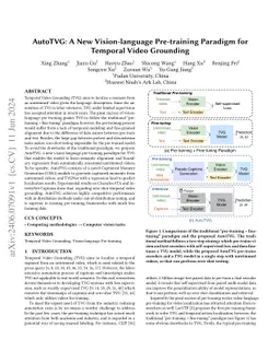 AutoTVG: A New Vision-language Pre-training Paradigm for Temporal Video
  Grounding