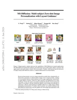 MS-Diffusion: Multi-subject Zero-shot Image Personalization with Layout Guidance