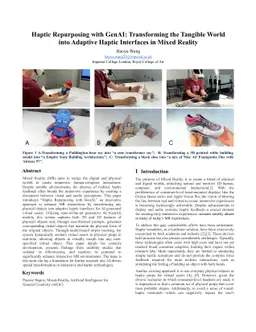 Haptic Repurposing with GenAI