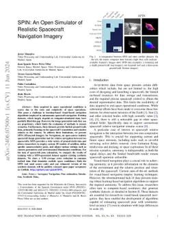 SPIN: Spacecraft Imagery for Navigation
