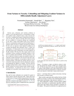 From Variance to Veracity: Unbundling and Mitigating Gradient Variance
  in Differentiable Bundle Adjustment Layers