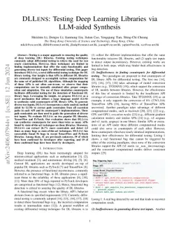 Enhancing Differential Testing With LLMs For Testing Deep Learning Libraries