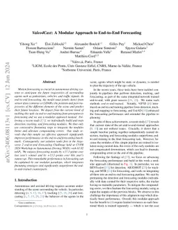 Valeo4Cast: A Modular Approach to End-to-End Forecasting