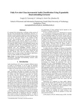 Fully Few-shot Class-incremental Audio Classification Using Expandable
  Dual-embedding Extractor