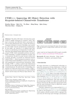 CT3D++: Improving 3D Object Detection with Keypoint-induced Channel-wise
  Transformer