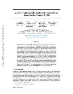 ConMe: Rethinking Evaluation of Compositional Reasoning for Modern VLMs