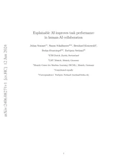Explainable AI improves task performance in human-AI collaboration