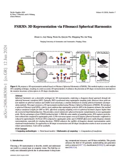 FSH3D: 3D Representation via Fibonacci Spherical Harmonics