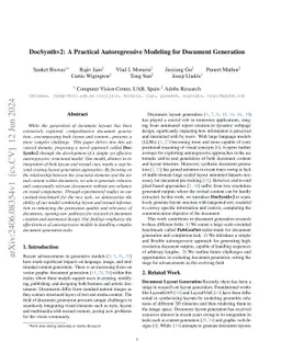 DocSynthv2: A Practical Autoregressive Modeling for Document Generation