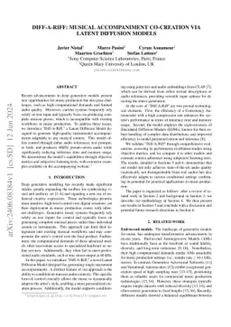 Diff-A-Riff: Musical Accompaniment Co-creation via Latent Diffusion
  Models