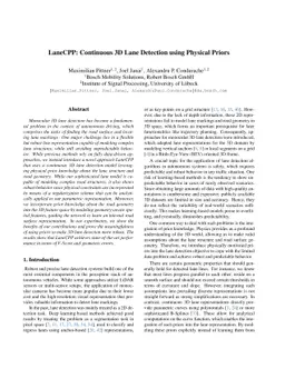 LaneCPP: Continuous 3D Lane Detection using Physical Priors
