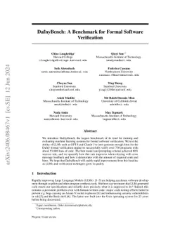 DafnyBench: A Benchmark for Formal Software Verification