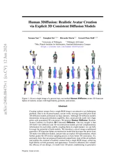 Human 3Diffusion: Realistic Avatar Creation via Explicit 3D Consistent
  Diffusion Models