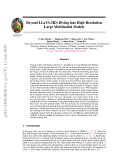 Beyond LLaVA-HD: Diving into High-Resolution Large Multimodal Models