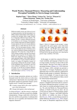 Words Worth a Thousand Pictures: Measuring and Understanding Perceptual
  Variability in Text-to-Image Generation