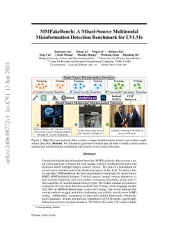 MMFakeBench: A Mixed-Source Multimodal Misinformation Detection Benchmark for LVLMs