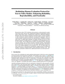 Rethinking Human Evaluation Protocol for Text-to-Video Models: Enhancing
  Reliability,Reproducibility, and Practicality