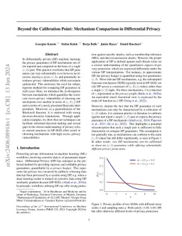 Beyond the Calibration Point: Mechanism Comparison in Differential Privacy