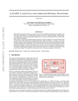 LaCoOT: Layer Collapse through Optimal Transport