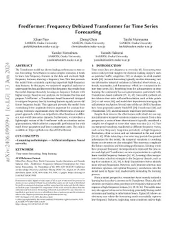 Fredformer: Frequency Debiased Transformer for Time Series Forecasting