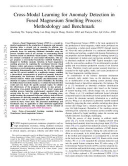 Cross-Modal Learning for Anomaly Detection in Fused Magnesium Smelting
  Process: Methodology and Benchmark