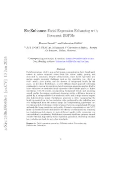 FacEnhance: Facial Expression Enhancing with Recurrent DDPMs