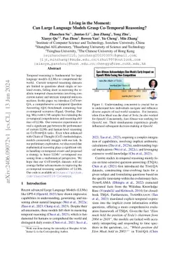 Living in the Moment: Can Large Language Models Grasp Co-Temporal
  Reasoning?