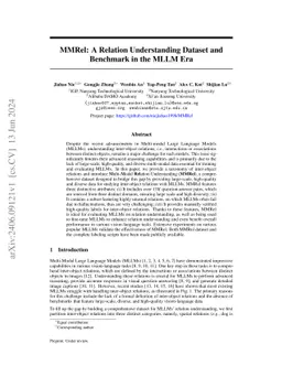 MMRel: Benchmarking Relation Understanding in Multi-Modal Large Language Models