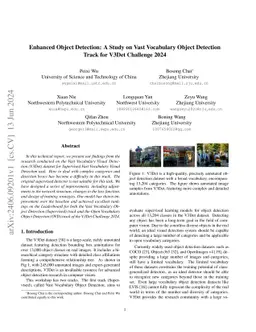 Enhanced Object Detection: A Study on Vast Vocabulary Object Detection
  Track for V3Det Challenge 2024
