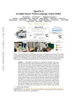 OpenVLA: An Open-Source Vision-Language-Action Model