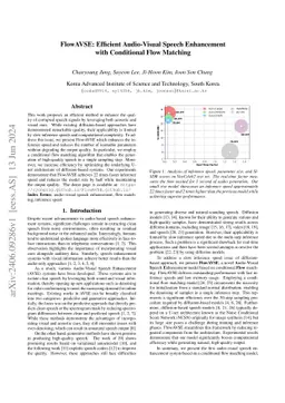 FlowAVSE: Efficient Audio-Visual Speech Enhancement with Conditional
  Flow Matching