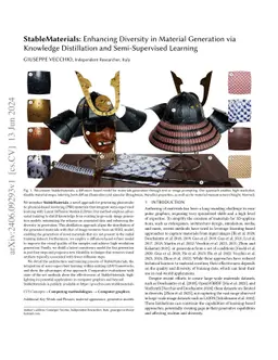 StableMaterials: Enhancing Diversity in Material Generation via Semi-Supervised Learning
