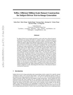 Toffee: Efficient Million-Scale Dataset Construction for Subject-Driven
  Text-to-Image Generation