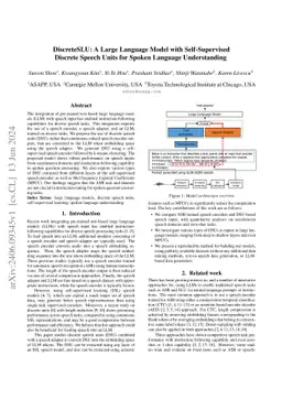 DiscreteSLU: A Large Language Model with Self-Supervised Discrete Speech
  Units for Spoken Language Understanding